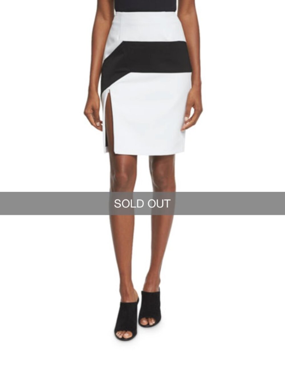 Kendall & Kylie Colorblock Pencil Skirt XS